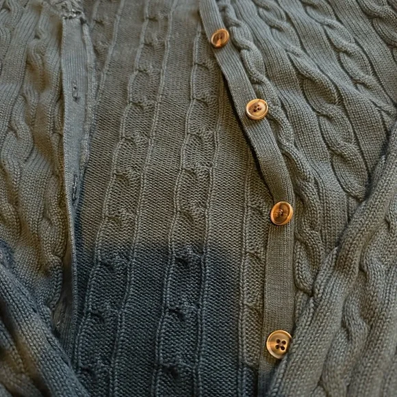 Brandy Melville Navy Cable Cardigan - Picture 5 of 5